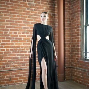 Elegant Black Evening Gown
